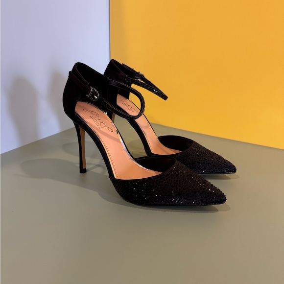 ✨ Jewel Badgley Mischka Jailene Ankle Strap Stiletto - Size: 7 - NWOB! ✨ - Picture 2 of 8